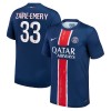 Paris Saint-Germain Zaire Emery 33 Hjemme 2024-25 - Herre Fotballdrakt